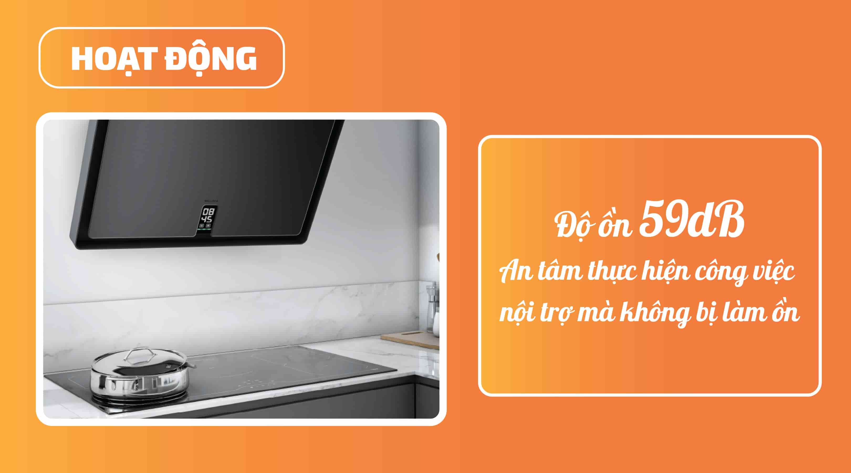 Hoạt động của máy hút mùi Malloca TIME K-153MB